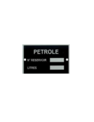 Plaques produits PETROLE