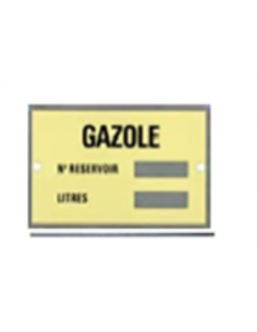 Plaques produits GAZOLE