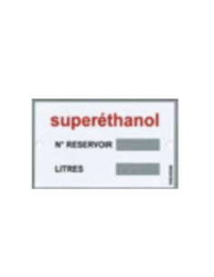 Plaques produits superéthanol