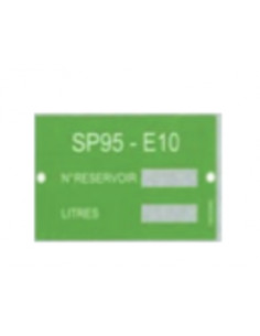 Plaques produits SP95-E10