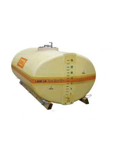 Cuve PFV ovale 1 500 court avec bride DN 25...