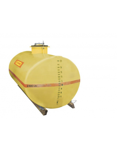 Cuve PFV ovale 7 000 avec bride DN 50 trou...