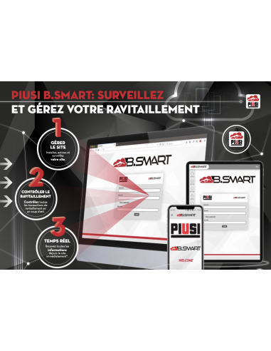 B.SMAT Système de gestion PIUSI Bluetooth